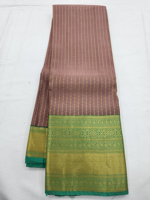 Gold And Yellow Kanchipuram Pure Silk Saree With Rich Pallu – Kanchipuram Lakshaya Silks