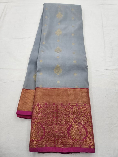 Maroon And Light Pink Kanchipuram Pure Silk Sarees – Kanchipuram Lakshaya Silks