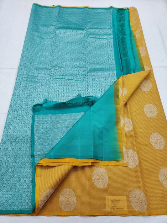 Maroon And Yellow Kanchipuram Pure Silk Saree – Kanchipuram Lakshaya Silks