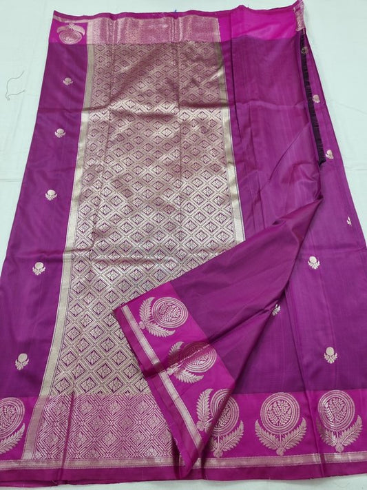 Kanchipuram Blended Trendy Fancy Silk Saree 427
