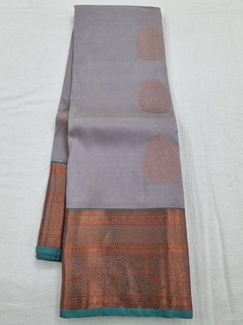 Mauve And Orange Kanchipuram Pure Silk Sarees – Kanchipuram Lakshaya Silks