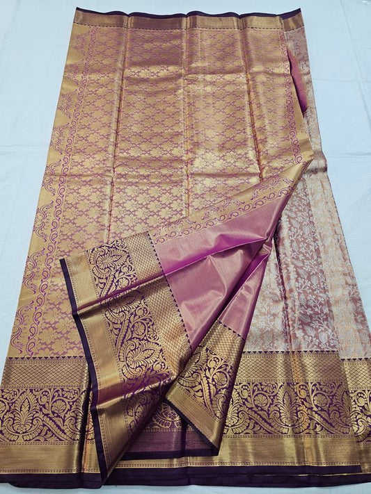 Kanchipuram Blended Tissue Silk Sarees 005