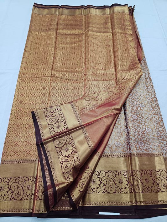 Kanchipuram Blended Tissue Silk Sarees 014