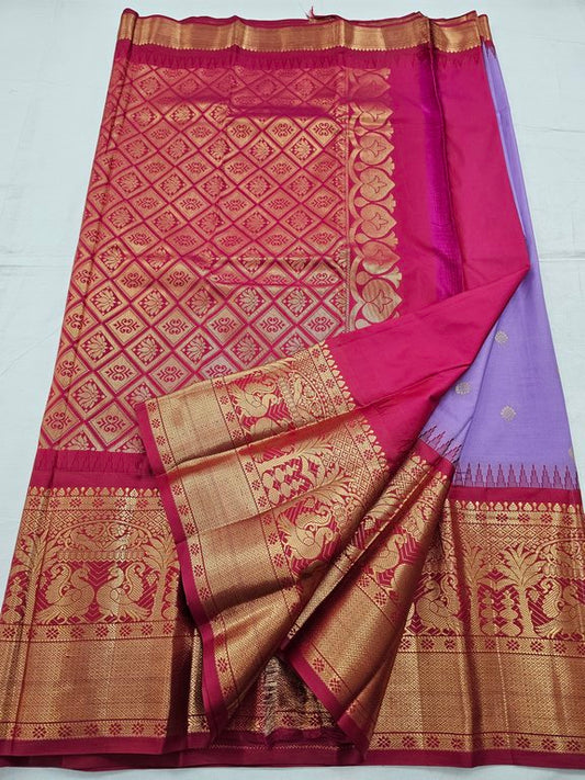 Kanchipuram Blended Gadwal Silk Sarees – Kanchipuram Lakshaya Silks