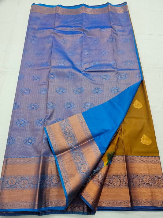 Kanchipuram Blended Fancy Silk Sarees – Kanchipuram Lakshaya Silks