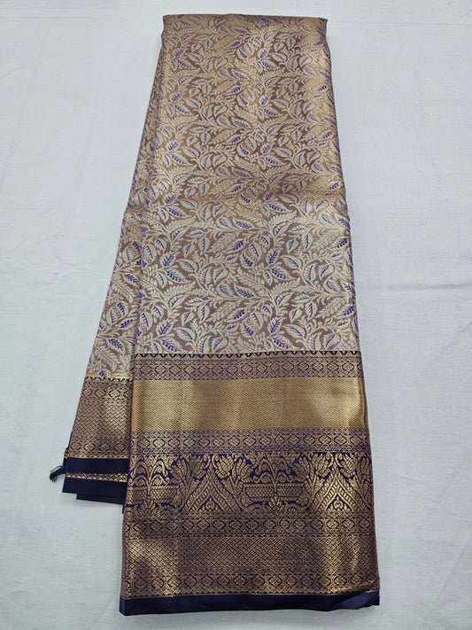 Kanchipuram Blended Tissue Silk Sarees 077