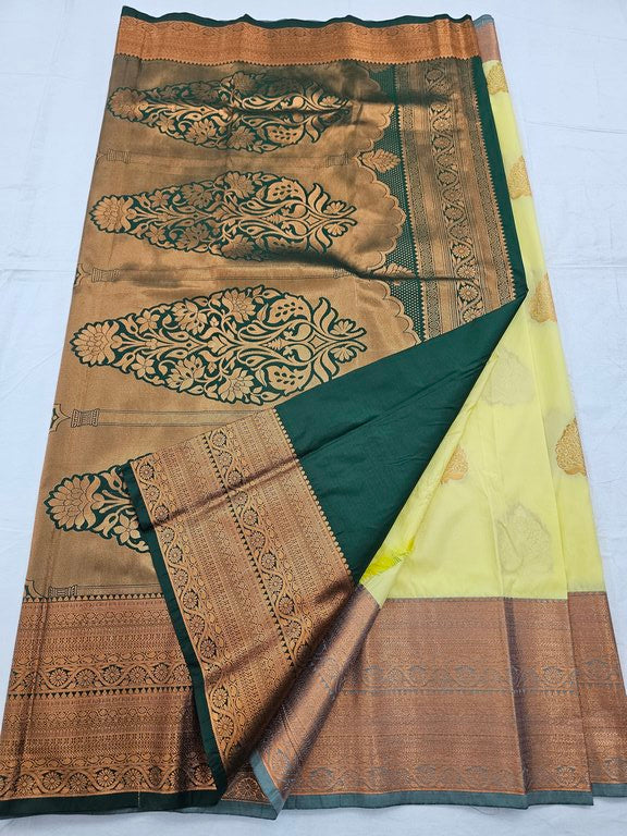 Kanchipuram Blended Fancy Silk Sarees 079