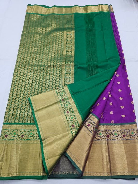 Kanchipuram Blended Fancy Silk Sarees 104