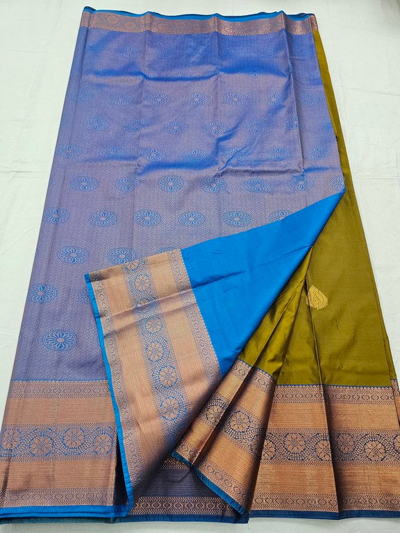 Kanchipuram Blended Fancy Silk Sarees 113