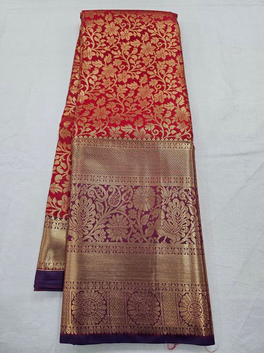 Kanchipuram Blended Bridal Silk Sarees 114