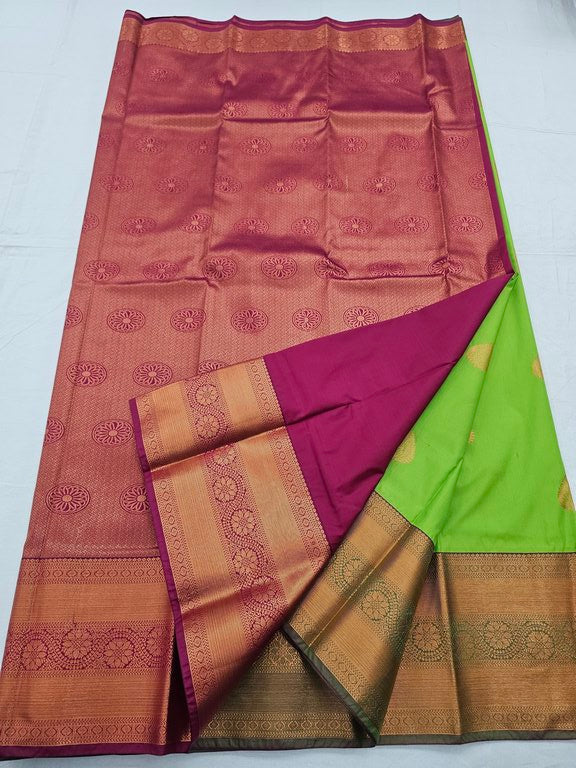 Kanchipuram Blended Fancy Silk Sarees 117