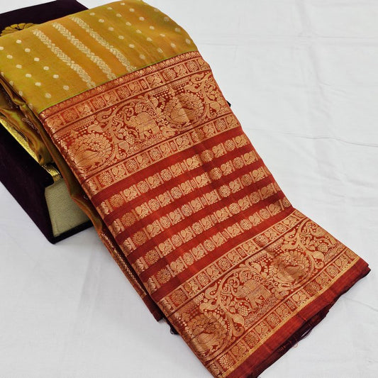 Kanchipuram Pure Fancy Soft Silk Saree 001