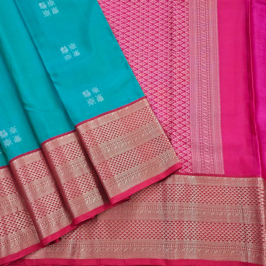 Maroon And Pink Kanchipuram Pure Silk Saree With Kameez Pallu – Kanchipuram Lakshaya Silks