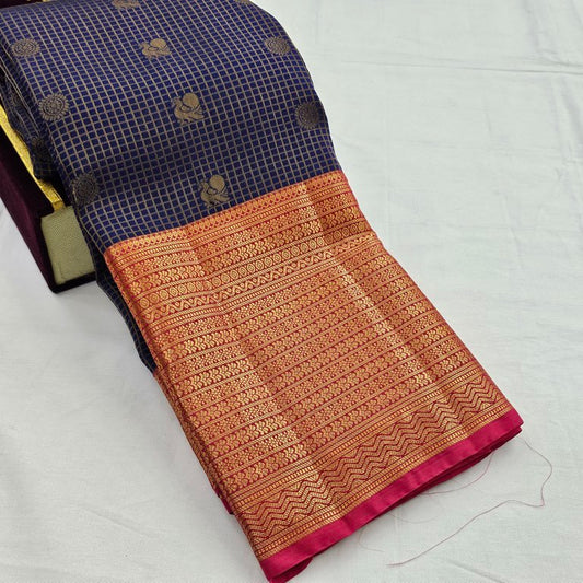 Kanchipuram Pure Elegant Bridal Silk Saree 037