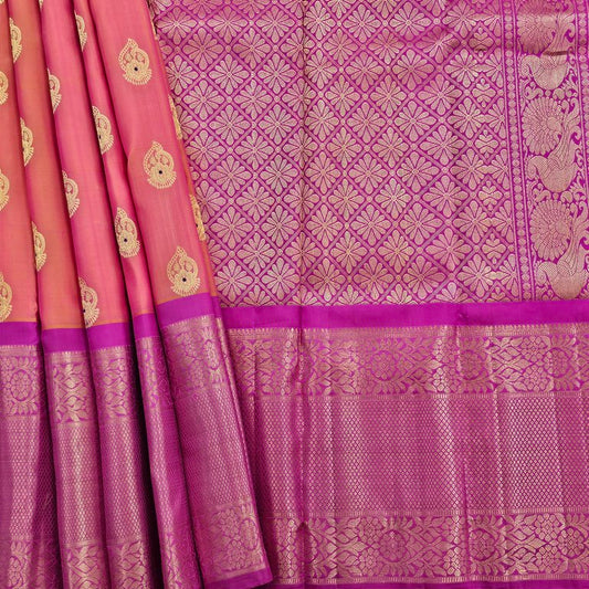 Kanchipuram Pure Elegant Fancy Silk Saree 020