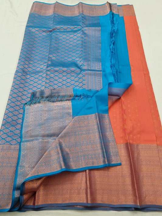 Red And Maroon Kanchipuram Pure Silk Saree With Soft Satin – Kanchipuram Lakshaya Silks
