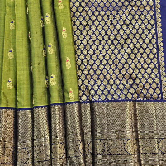 Kanchipuram Pure Elegant Fancy Silk Saree 023