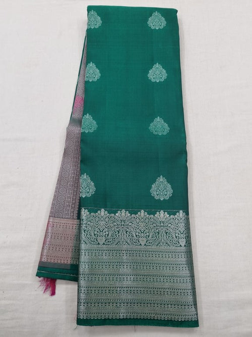 Rani Pink And Rani Pink Kanchipuram Pure Silk Saree With Handloom – Kanchipuram Lakshaya Silks