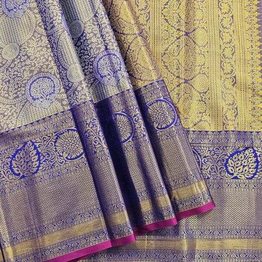 Kanchipuram Pure Elegant Fancy Tissue Silk Saree 005