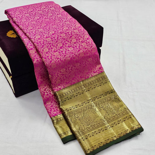 Kanchipuram Traditional Pure Handloom Bridal Silk Saree 021