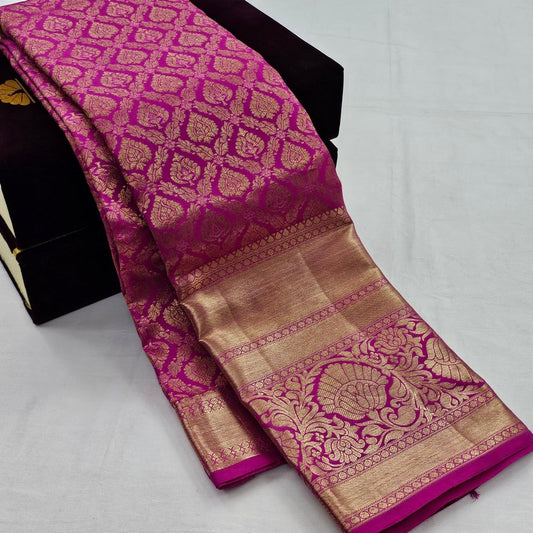 Kanchipuram Traditional Pure Handloom Bridal Silk Saree 026