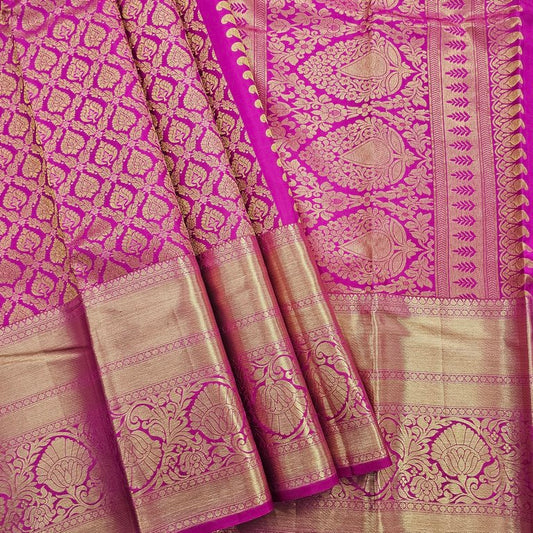Kanchipuram Traditional Pure Handloom Bridal Silk Saree 026