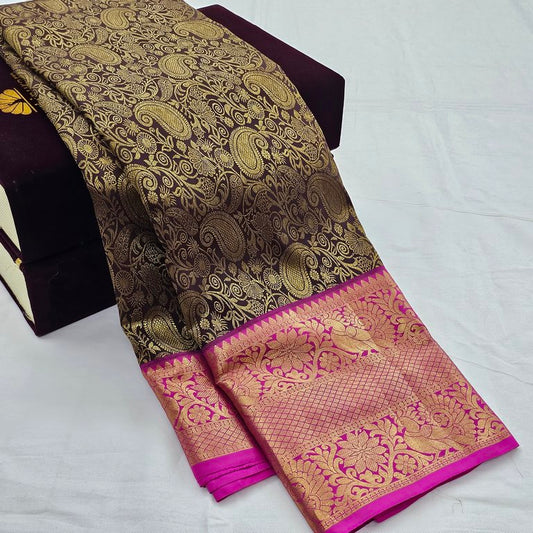 Kanchipuram Traditional Pure Handloom Silk Saree 019