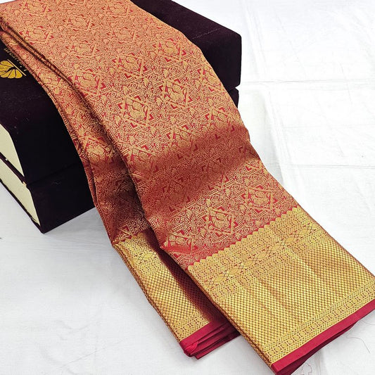 Kanchipuram Traditional Pure Handloom Silk Saree 014