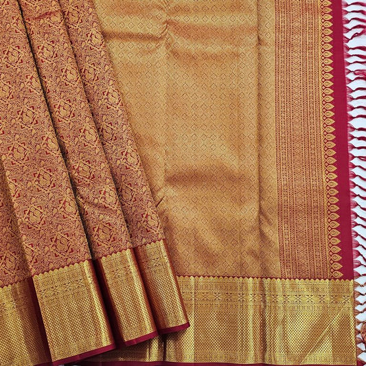 Kanchipuram Traditional Pure Handloom Silk Saree 014