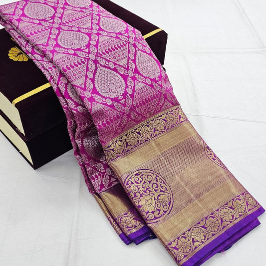 Kanchipuram Pure Handloom Traditional Bridal Silk Saree 018