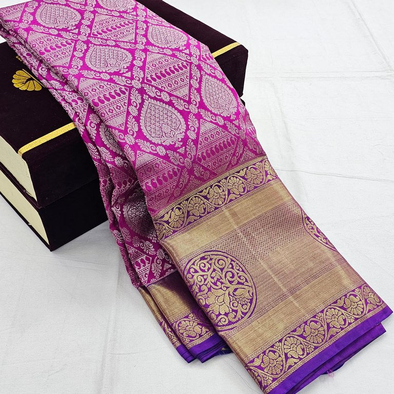 Kanchipuram Pure Handloom Traditional Bridal Silk Saree 018