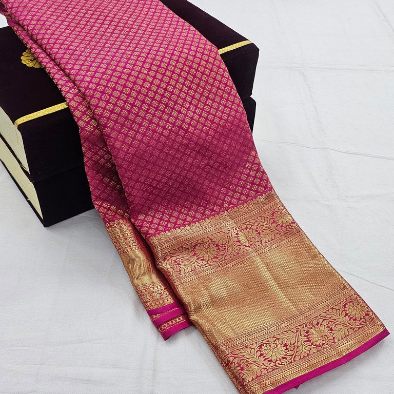 Kanchipuram Traditional Pure Handloom Bridal Silk Saree 027