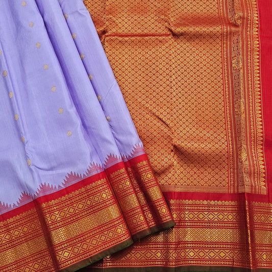 Kanchipuram Pure Handloom Traditional Wedding Korvai Fancy Silk Saree 009