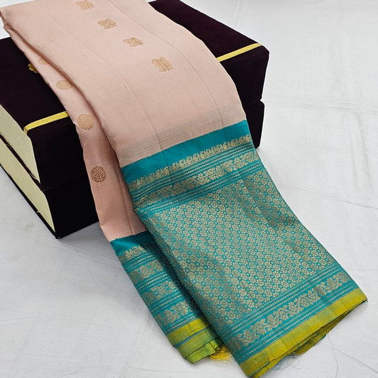 Kanchipuram Pure Handloom Luxury Wedding Fancy Silk Saree 005