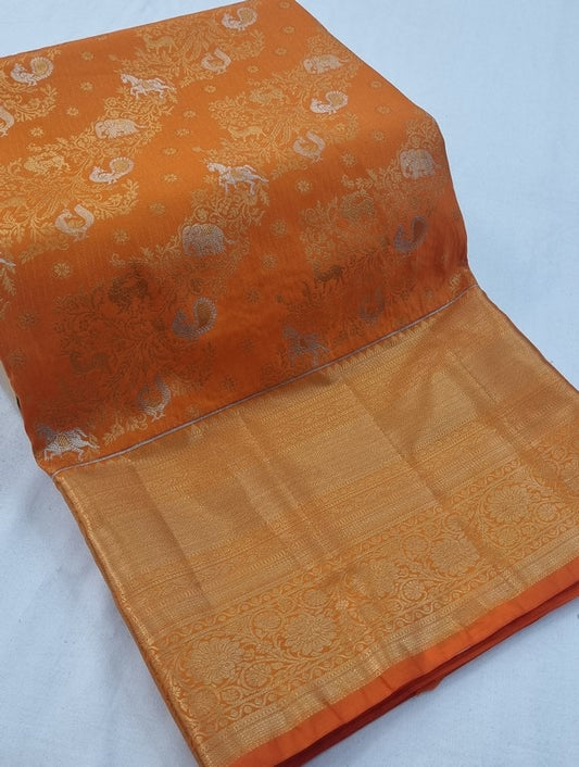 Kanchipuram Blended Bridal Silk Sarees 139