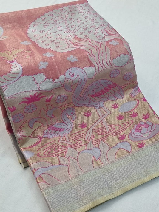 Kanchipuram Blended Tissue Silk Sarees 141