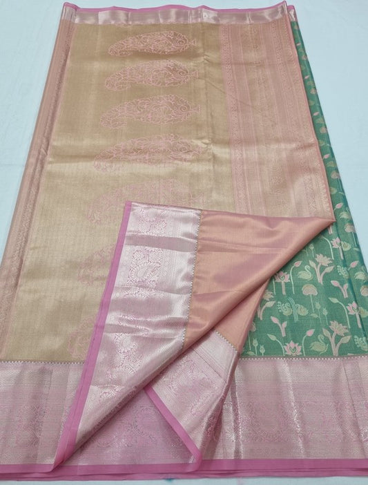 Kanchipuram Blended Tissue Silk Sarees 154