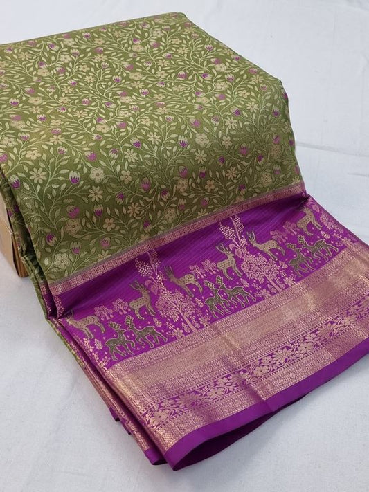 Kanchipuram Blended Tissue Silk Sarees 191