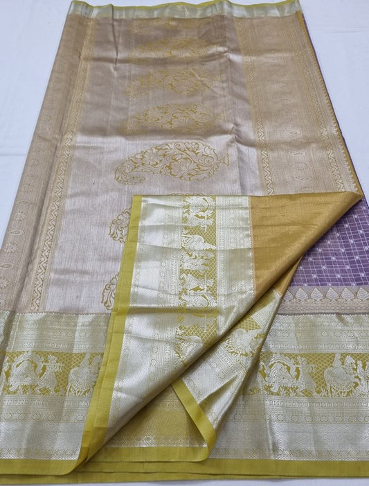 Kanchipuram Blended Tissue Silk Sarees 193