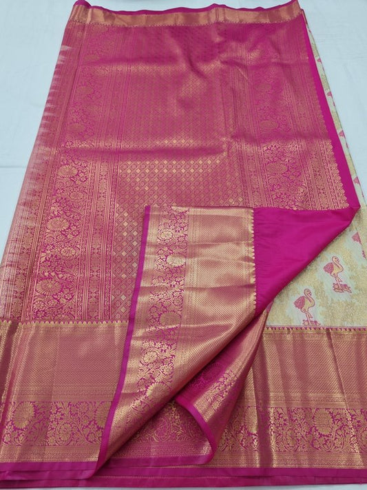 Kanchipuram Blended Tissue Silk Sarees 195
