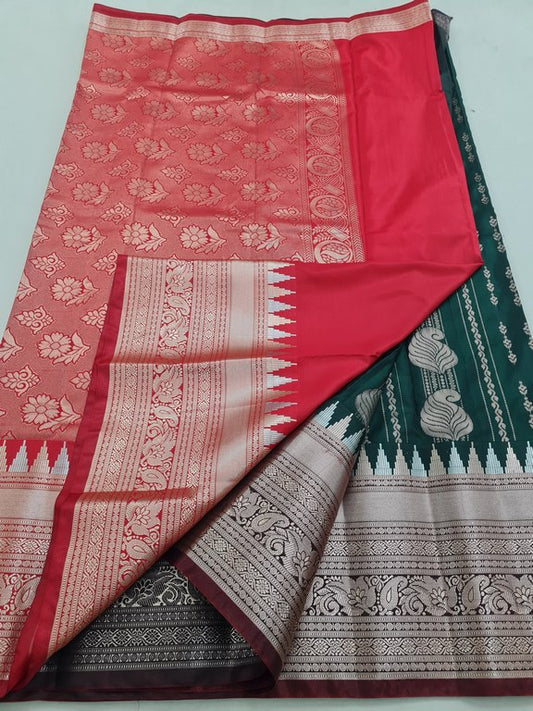 Kanchipuram Blended Trendy Fancy Silk Saree 432