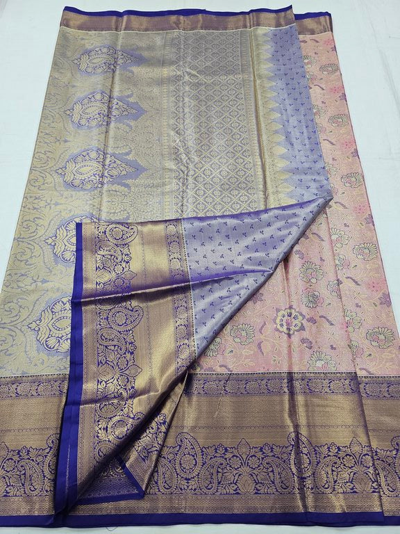 Kanchipuram Blended Tissue Silk Sarees 019