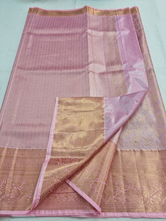 Kanchipuram Blended Tissue Silk Sarees 203