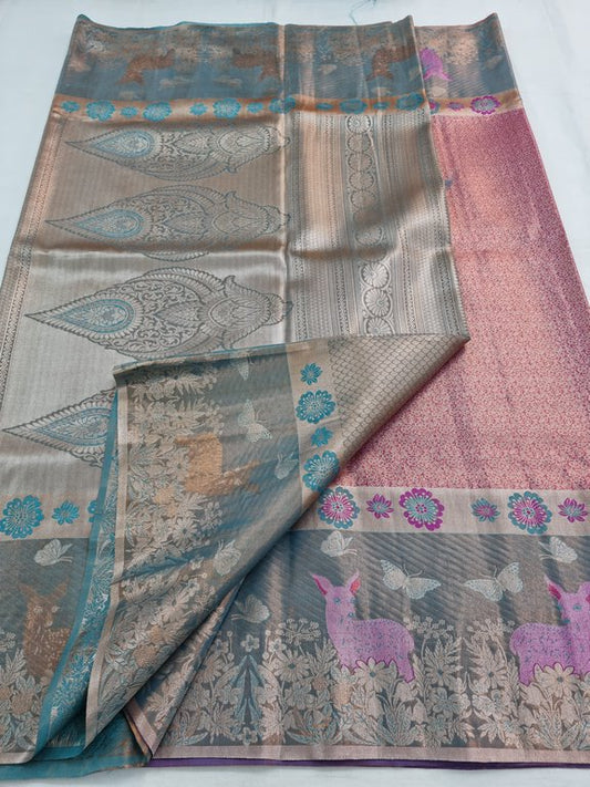 Kanchipuram Blended Tissue Silk Sarees 206