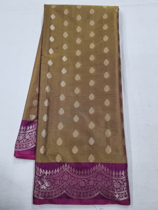 Kanchipuram Blended Trendy Fancy Silk Saree 435