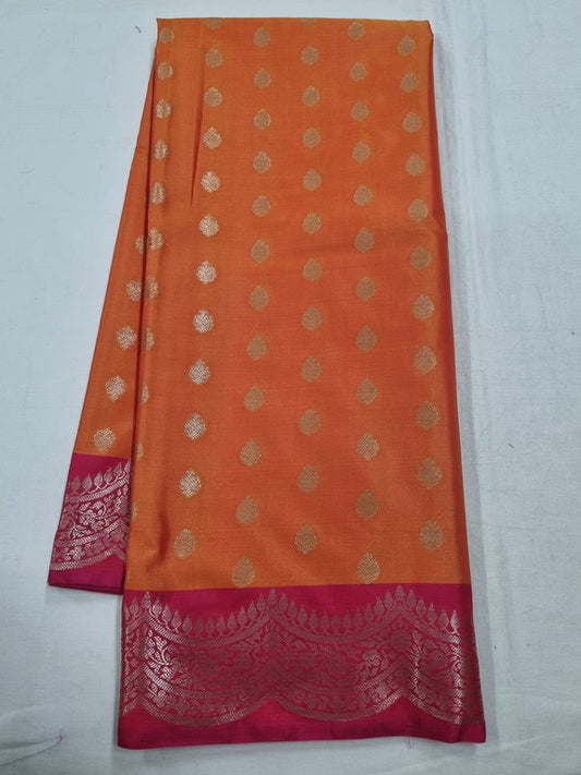 Kanchipuram Blended Trendy Fancy Silk Saree 436