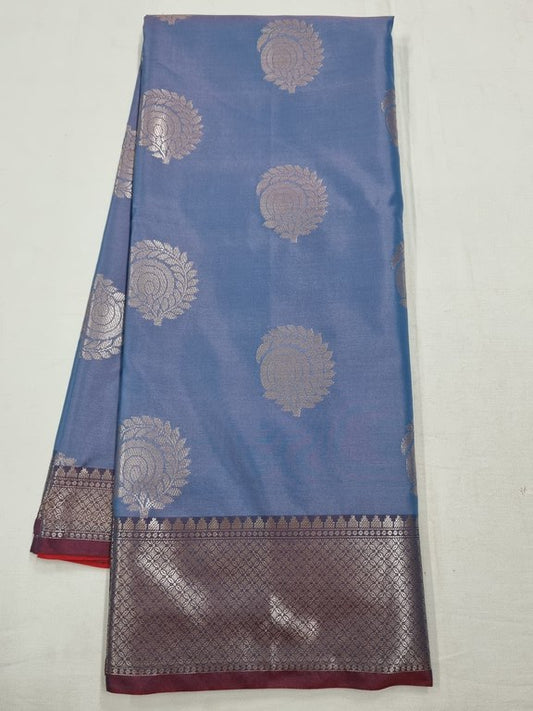 Kanchipuram Blended Trendy Fancy Silk Saree 455