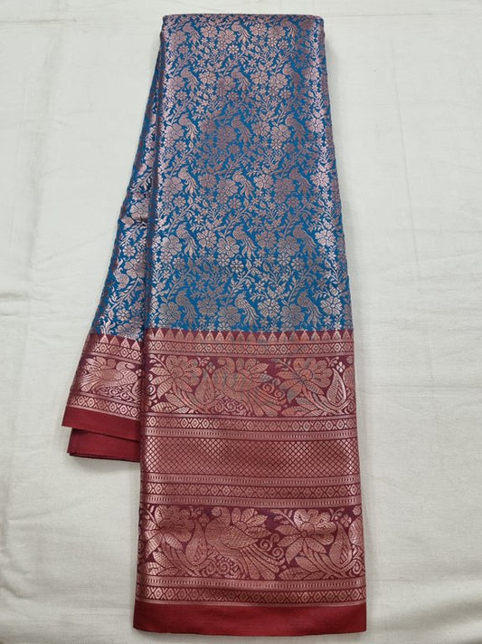 Kanchipuram Blended Trendy Fancy Silk Saree 005
