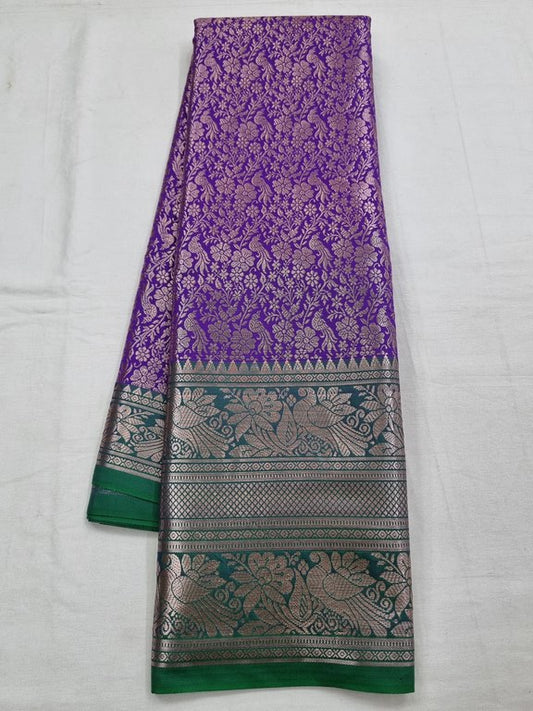 Kanchipuram Blended Trendy Fancy Silk Saree 015