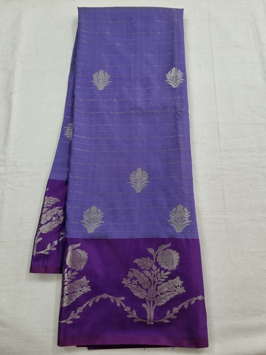 Kanchipuram Blended Trendy Fancy Silk Saree 088